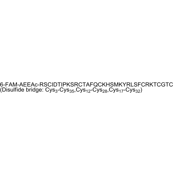 6-FAM-AEEAc-Stichodactyla helianthus Neurotoxin (ShK) (6-FAM-AEEAC-SHK) 1927927-42-1